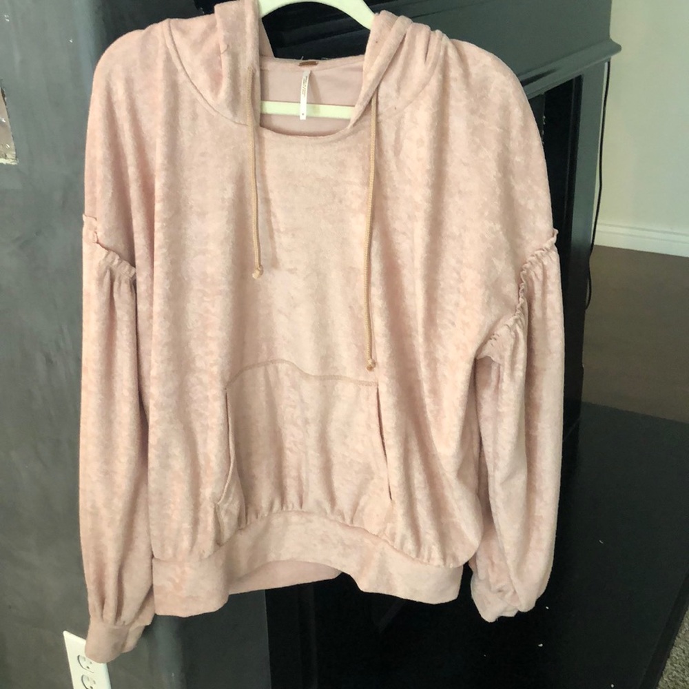 Free people over sized sweatshirt